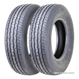 2 New Premium WINDA Trailer Tires ST 205 75R15 / 8PR Load Range D Steel Belted Radial w/Scuff Guard …