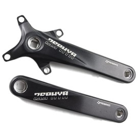PROWHEEL - Bielas cuadradas de una sola velocidad, un par universal de 170 mm, 175 mm, aleación forjada, 6061 T6 BCD de 104 mm, para bicicleta de montaña, bicicleta de carretera