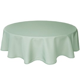 Home Direct Quality Round Fabric Tablecloth Table Cover 140cm 55" Sage Green
