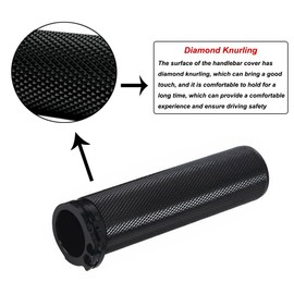 Motorcycle 1" Handlebar Grip Handgrips Fit for Harley Touring Sporster Dyna Softail V-Rod 1 Pair