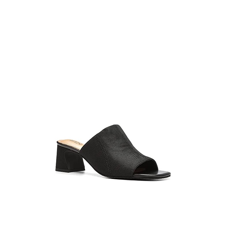 NYDJ Women's Gwen Slip-On Mule Sandal, Stretch Black, 10