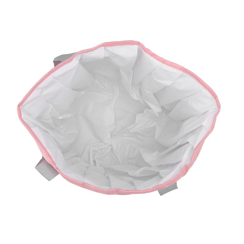 Foldable Foot Tub Polyester Double Layer Collapsible Camping Bucket with