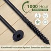 LIONMAX Structural Wood Lag Screws #14 x 2-7/8 Inch, 100-PCS,