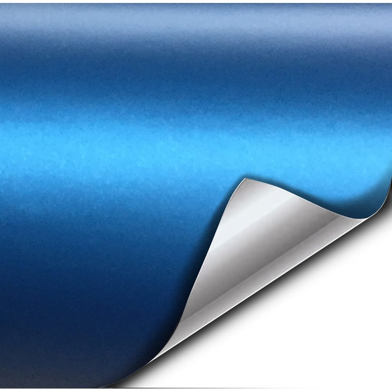 Matte Metallic Blue Vinyl Wrap Roll with VViViD XPO Air