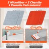 Qaestfy Wall & Baseboard Cleaner Mop Tool with 49'' Long