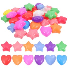 Star Pits Ball - Star Shape Balls Star Ocean Balls Star Shaped Pits Balls Star Heart Pits Balls Colorful Star Shaped Balls Creative Heart Shaped Balls for 15 years old
