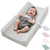 Vegan Leather Waterproof Baby Changing Pad - Wipeable, Extra Thick