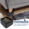 MYMULIKE Bed Risers 2 inch, Oversized Fits 5.5in Legs， Heavy