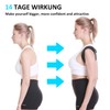 PFLYPF Back Corrector with 1 Pair Shoulder Pads, Sitting Posture