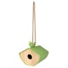 moses. Leaf & Flower Bird House, Small House for Hanging