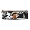 Neymar Pencil Case, Large Capacity, Multi-functional, Stylish, Leather, Leather Pen
