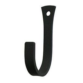 WH-W-C Wide Black Metal Wall Hook (5/8 W x 2 5/8 H x 1 5/16 D)