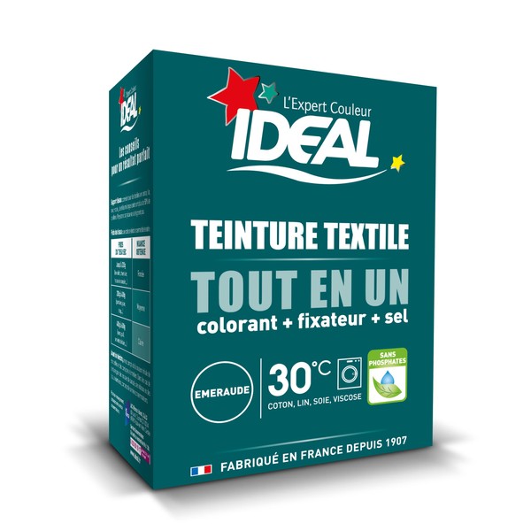 Ideal All in One Textile Dye 230g Emerald