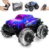 Calefwe Amphibious Remote Control Car, Monster Trucks for Boys Age