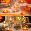 Nuanchu 30 Pcs 1.5'' Christmas Unscented Floating Candles for Centerpieces