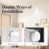WiseWater Bathroom Exhaust Fan, 110V ac 56CFM 34 dB 4”