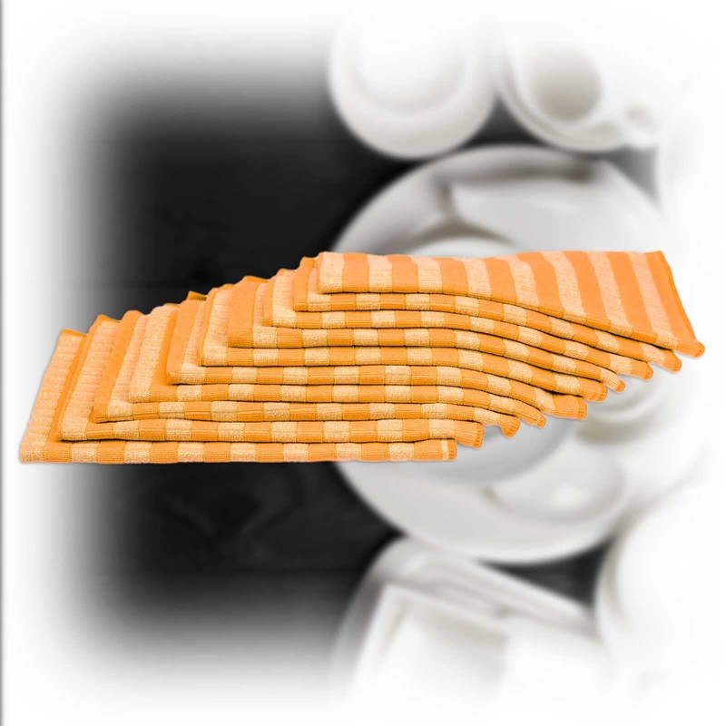 RESPEKT Microfibre Bamboo, 10-Piece Tea Towel Set, 60 x 40