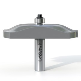 APIOLO Professional Ogee Raised Panel Router Bits 1/2 Inch Shank for Making Cabinet Door and Cove-Cut, 3-1/8 Inch Diameter, Shaker Raised Cabinet Door Making Frame Panel Design Router Bits