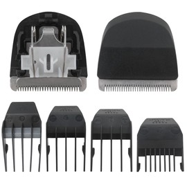 Zafina-UP New Hair Clipper Replacement Blades with Hair Trimmer Guide Combs Set Compatible for Wahl Peanut Clipper 8685, 8655, 8663, 8685-1701, Replaces for 2068-300,Black