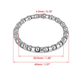 X AUTOHAUX 4pcs 40mm x 20 Ball Bearing Cages Crank Bearing Wheel Bearing Holder for Bicycle