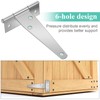 Shed Door Hinges, 6 Pack Heavy Duty T Strap Hinge