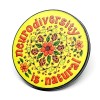 Neurodivergent Pin Badge Brooch Neurodiversity Is Natural Awareness Pin Badge