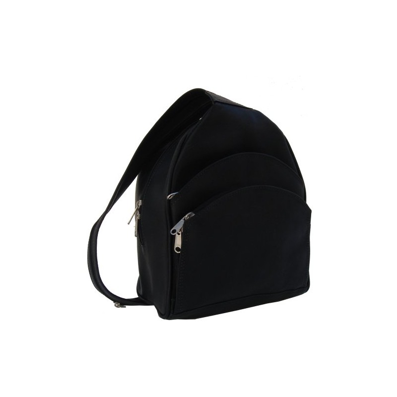 Piel Leather Backpack Sling, Black, One Size