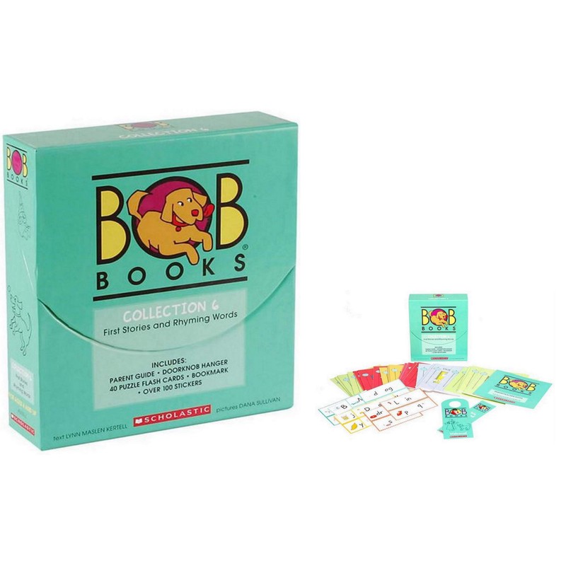 BOB Books All Collection Box Set (Collection 1-6, Pre-Reader, Sight