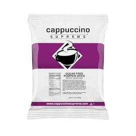 Cappuccino Supreme 1.2 lb bag Sugar Free Pumpkin Spice Instant Cappuccino Mix