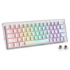 abucow 60% Mechanical Gaming Keyboard Brown Switch Wired Compact Keyboard