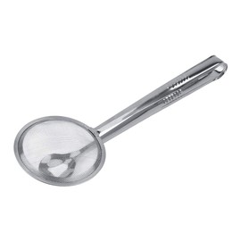 Stainless Steel Drain Oil Fried Food Strainer with Clip Fry Tool Oil Skimmer Food Clip Tong Filter Strainer Mesh