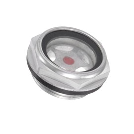 Air Compressor Oil Level Gauge Sight Glass Aluminum & Organic Glass Liquid Indicator air compressor accessories Sight Window G3/4Male Threaded 1pcs