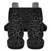 DBBXHZJY Black Leopard Print Car Seat Covers, Vehicle Front Seat