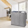 DOKEHOM 180L Laundry Basket with Removable Lid and Laundry Bags,