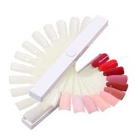 FOMIYES 1set Nail Practice Tips Display Board Lightweight and for Home Salon and Personal Use