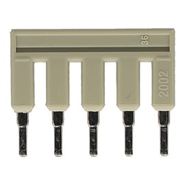 WAGO 2002-405 Jumper (Busbar), Jumper, Topjob S Rail Mounted Terminal Blocks, 5 Ways (1 piece)