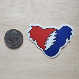 Grateful Dead & Co- Dancing Bear Head Stealie Steal Your Face SYF Vinyl Stickers