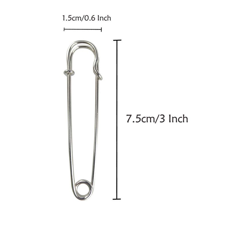 Safety Pins Extra Large Heavy Duty - YiwerDer 22PCS 3Inch