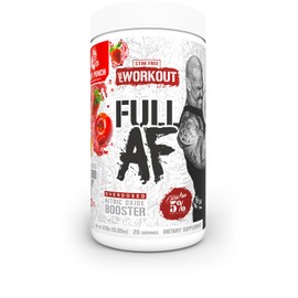 5% Nutrition Full AF Pre-Workout | Stim-Free with Massive Pumps | L-Citrulline, L-Taurine, Nitrosigine, GlycerSize | 13.05 oz (Fruit Punch)