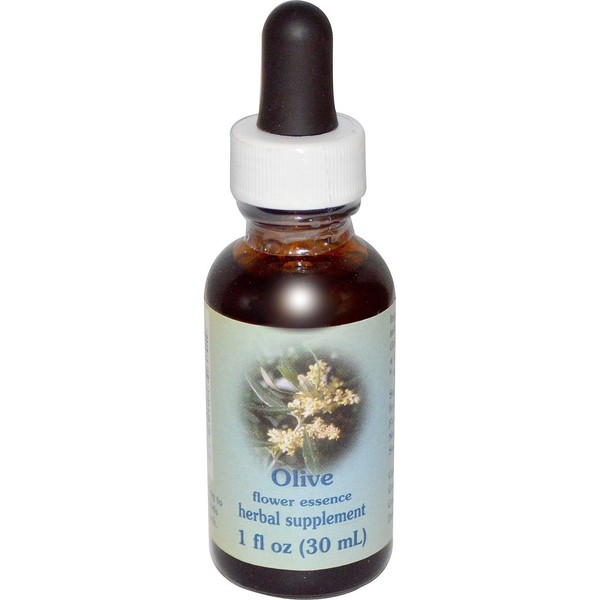 Olive, Flower Essence, 1 fl oz (30 ml), Flower Essence Services