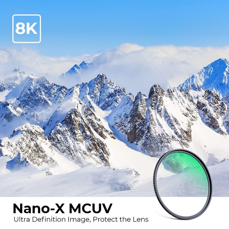 K&F Concept 127mm MC UV Lens Protection Filter with 28