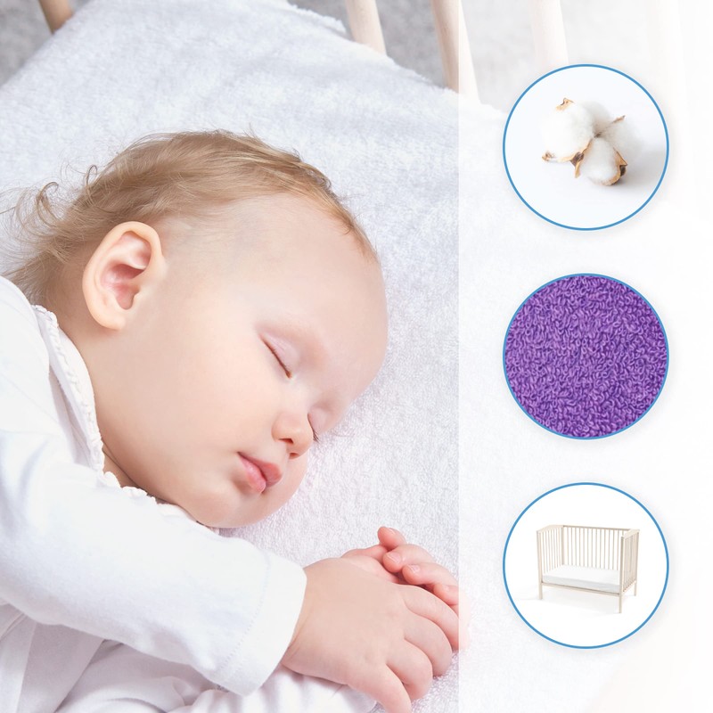 Baby Comfort Terry Fitted Sheet for 160x70 cm Toddler Junior