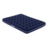 Colchón Inflable Queen Azul Cama De Aire Camping