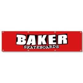 KasFlag Skateboard Banner Flag 2x8ft (150D Poly HD Printing) College Room Dorm Decor Wall Decor Man Cave