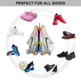 MALTERZER - Pinzas para zapatos, funda para zapatos, para mochila, con clip, bolsa de zapatos para viajes, L, Silicona