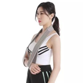 Ponyo 포뇨4 어깨보조기 팔지지대 어깨보호 고정 팔걸이 깁스 [그레이 S] Ponyo 4 Shoulder Support Sling Arm Support Shoulder Protector Fixed Armrest Cast [Gray S]