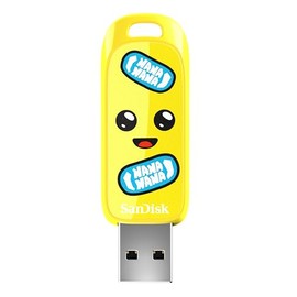 SanDisk 128GB Fortnite USB Flash Drive, Peely Edition - Up to 130MB/s, USB Type-A, for Smartphones, Gaming Consoles, and Computers - SDCZIF-128G-G46