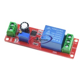 NE555 0-10 Seconds Delay Timer Switch Module Constant Current Regulator Timer Delay Converter Pack of 10