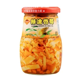 Imperial Taste Preserved Crispy Chili Bamboo Shoot in Chili Oil - 13oz (3 Packs)