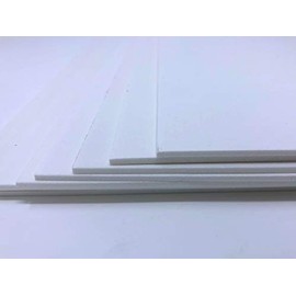 EVA Dense Foam Sheets for Craft and Embroidery- 2.5MM 9" X 14"- 5 Sheets (White, 2.5MM)